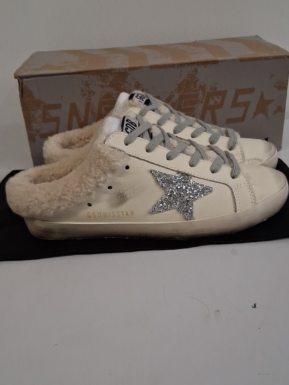 NWOT Womens Golden Goose Superstar Slip On Sneakers Size 38 - Picture 4 of 6